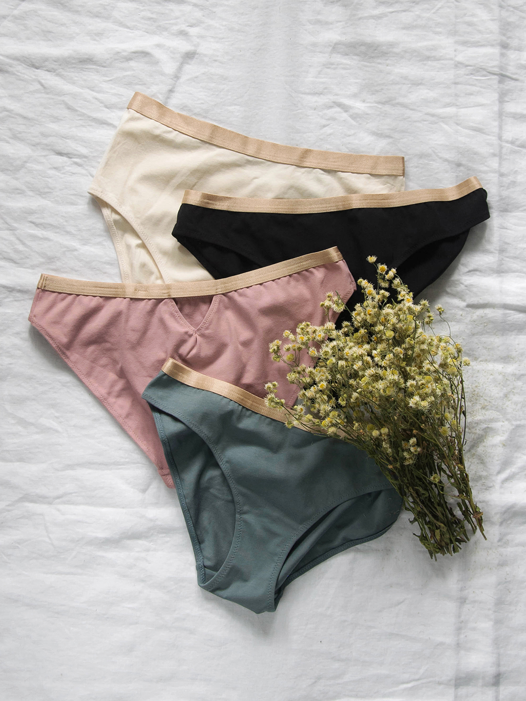 Bikini Briefs | Organic Cotton | Mauve - Image 2