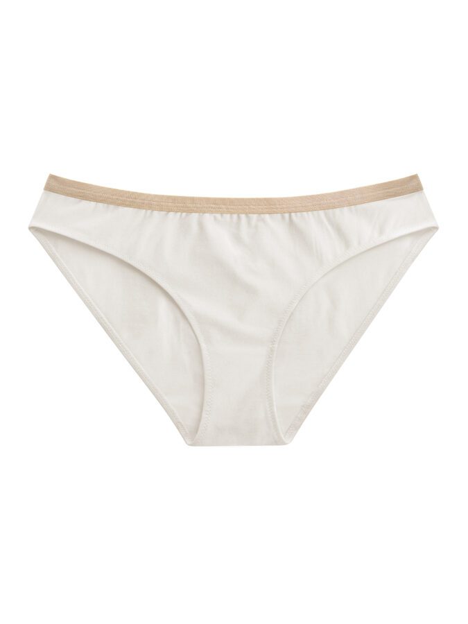 Bikini Briefs | Organic Cotton | Crème