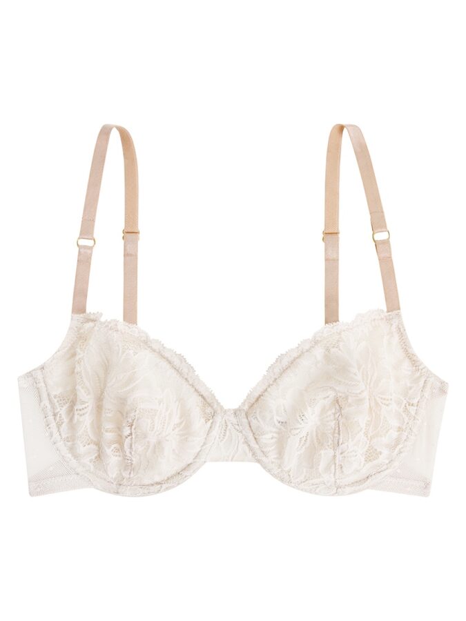 Underwire Bra | Soft Recycled Lace | Crème