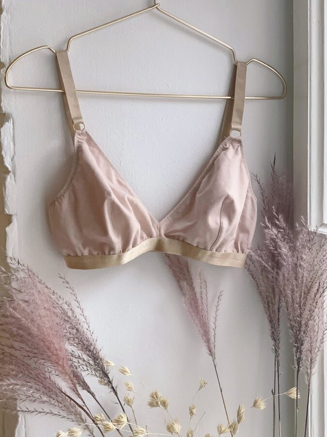 Bralette | Organic Cotton | Poudre