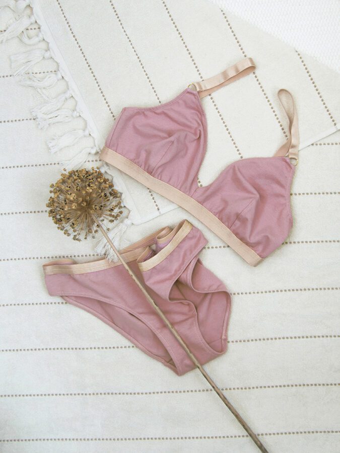 Bralette | Organic Cotton | Mauve