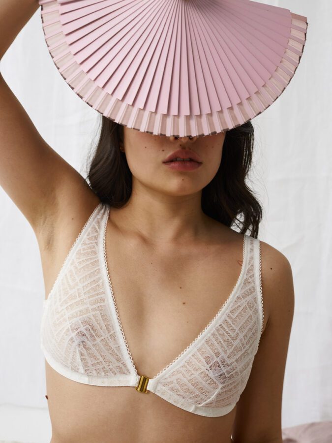 Lace Bralette | Milk