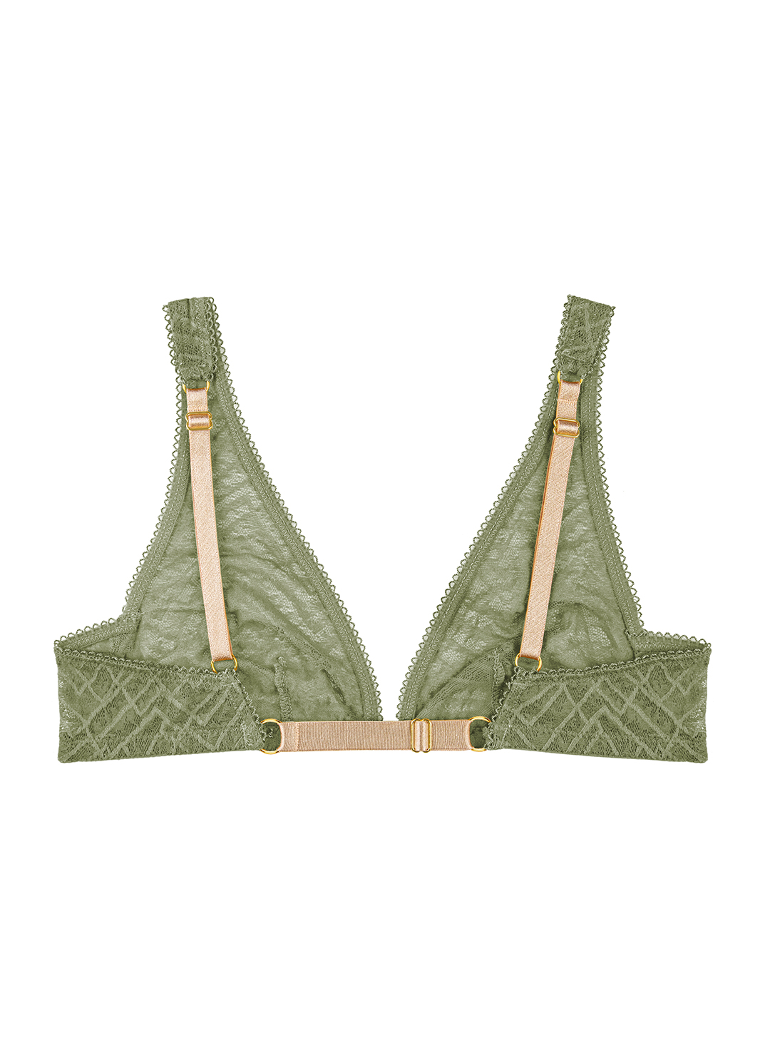 Lace Bralette | Olive - Image 3