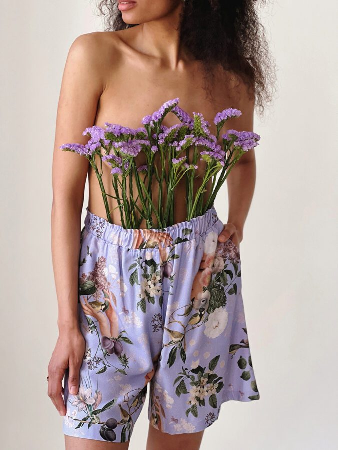 Trapeze Shorts | Lilac