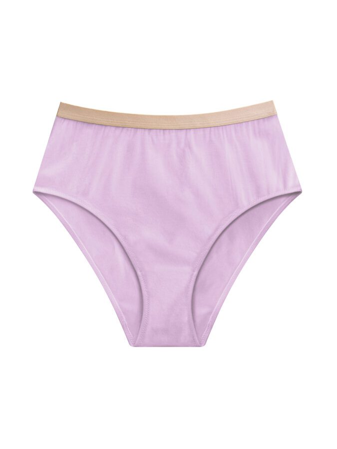 High Waist Briefs | Organic Cotton| Lilac