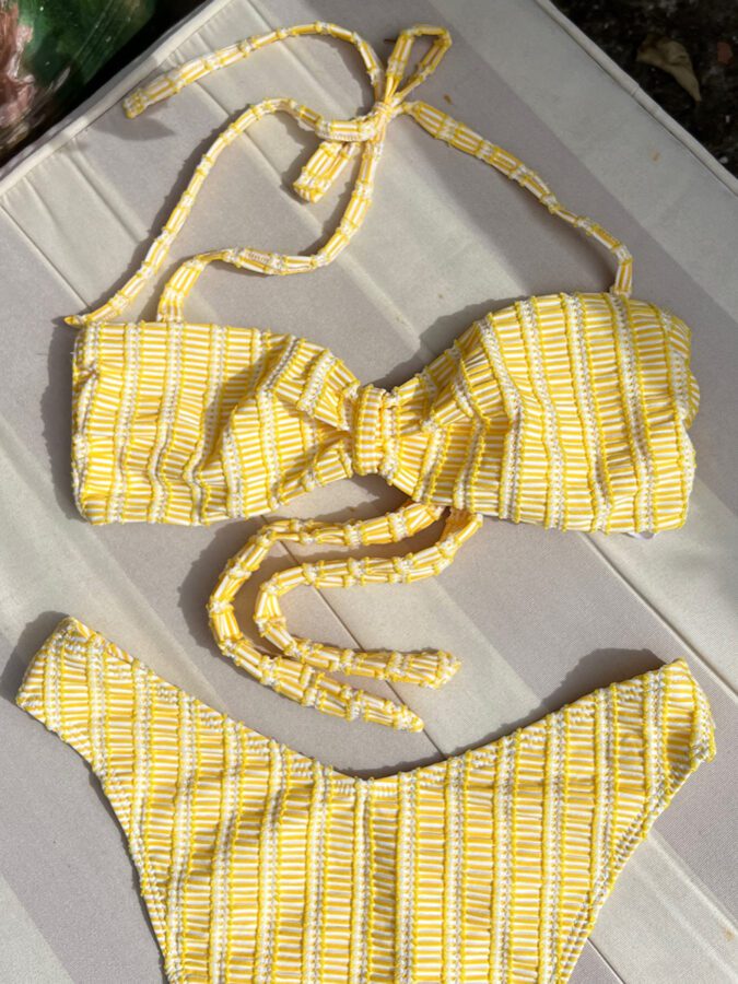Biustonosz bandeau | Limone Cream