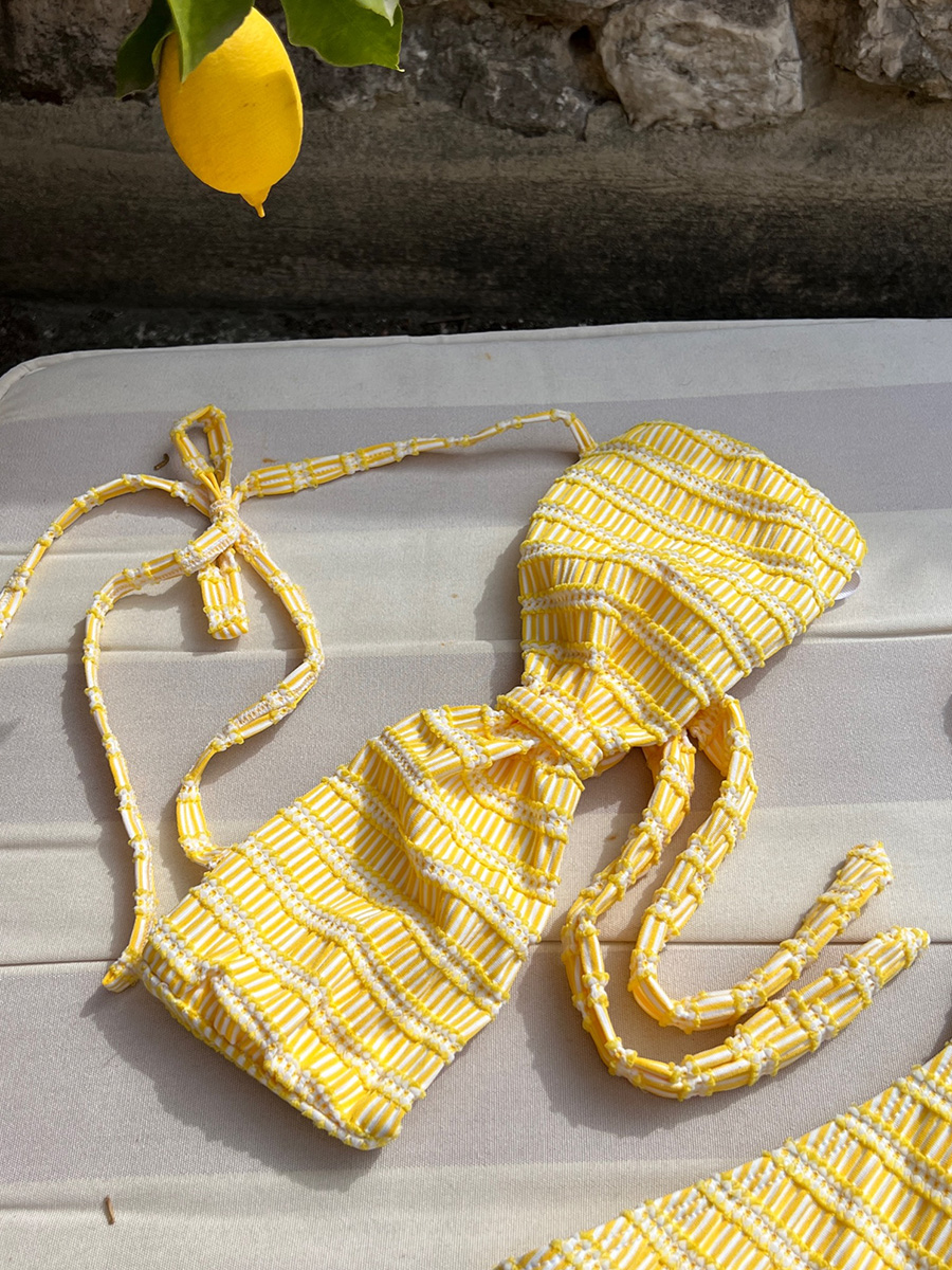 Biustonosz bandeau | Limone Cream - obrazek 7