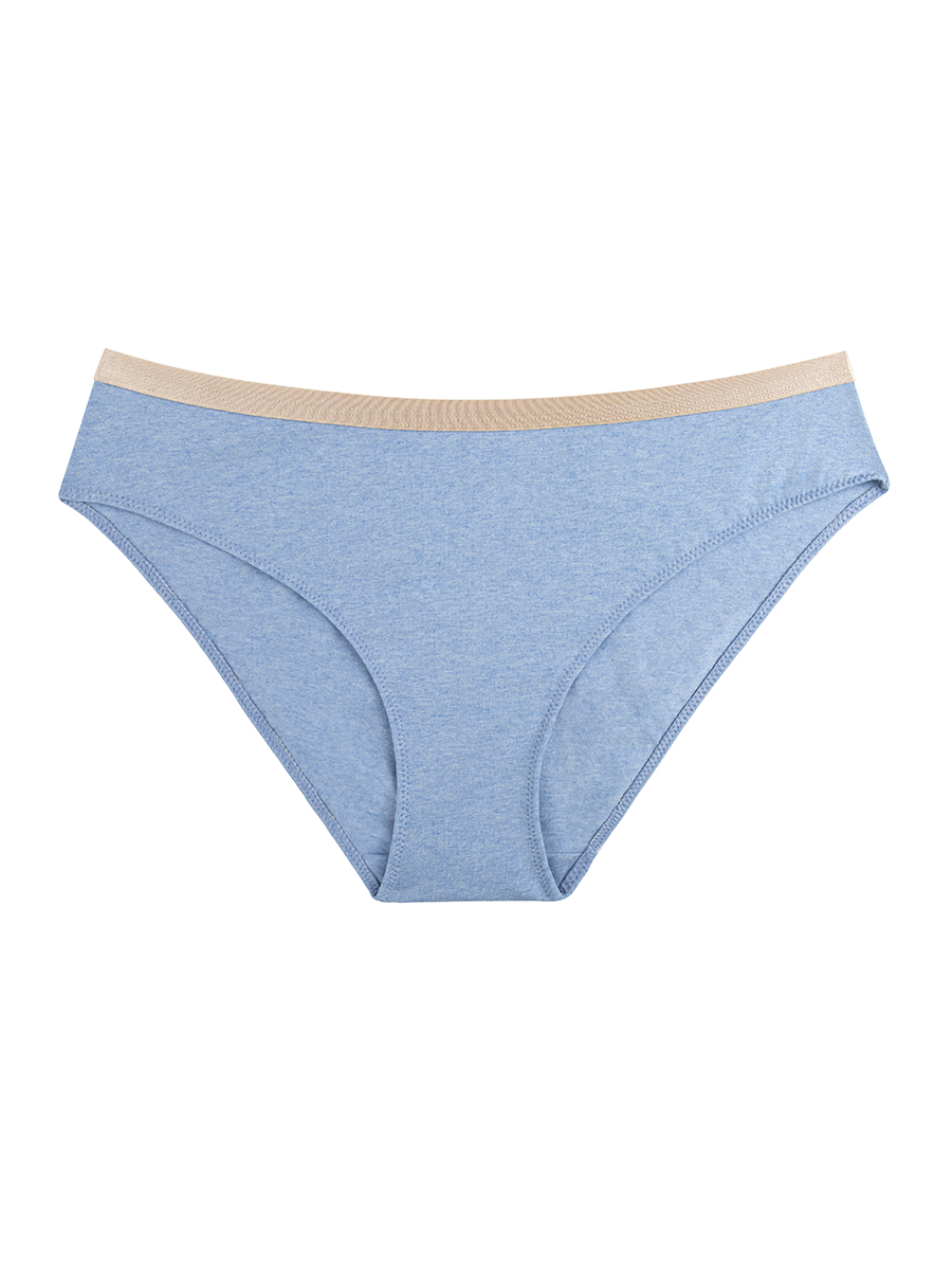 Majtki bikini z bawełny melanż | Cloud