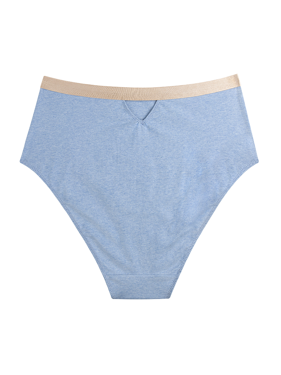 High Waist Briefs | Cotton Mélange | Cloud - Image 3