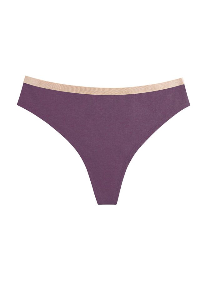 Brazilian Briefs | Cotton Mélange | Plum Wine