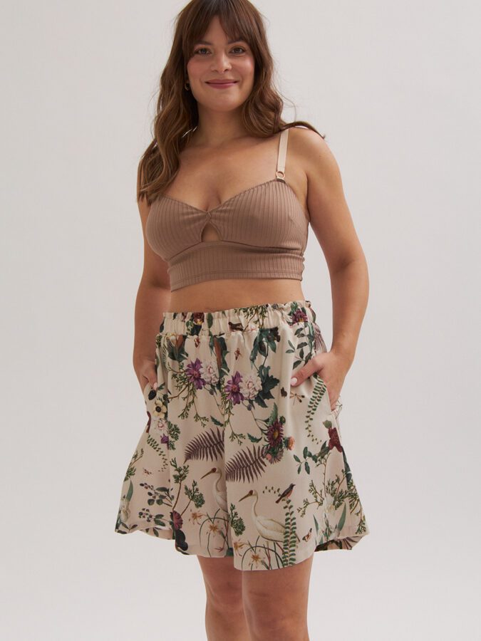 Trapeze Shorts | Vanilla