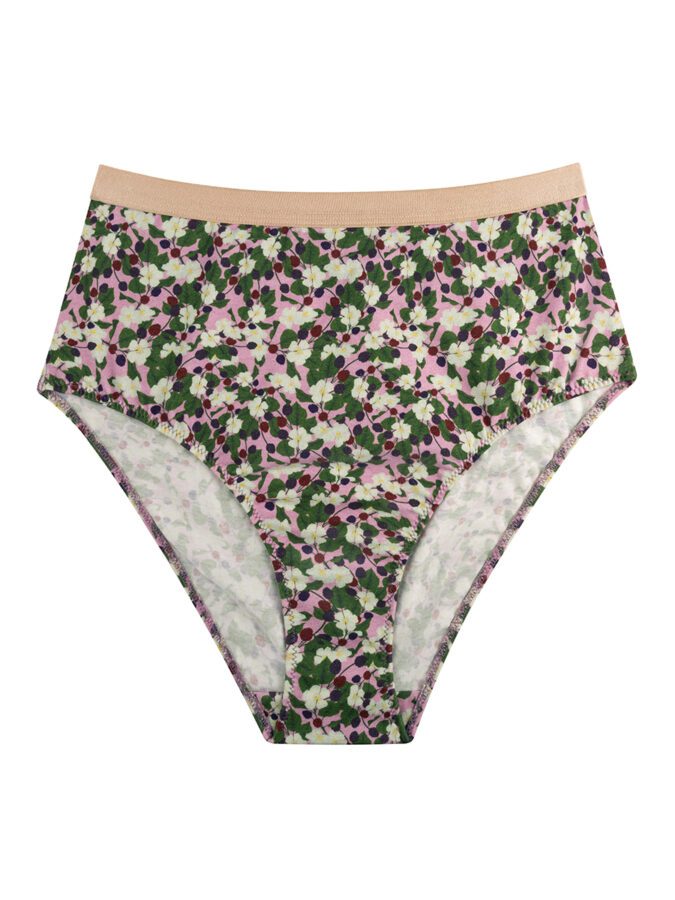 High Waist Briefs | Organic Cotton | Forest Fruits