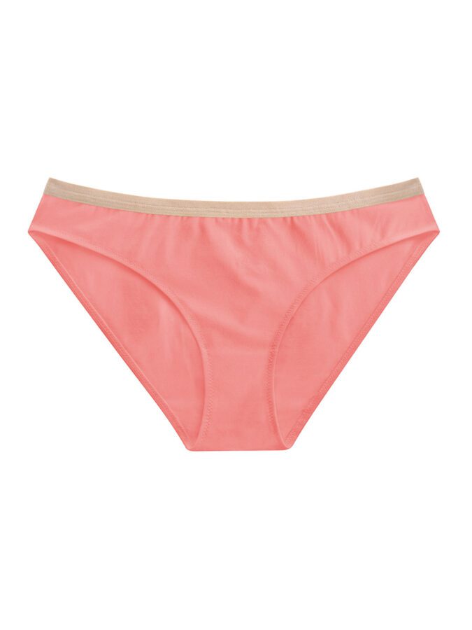 Bikini Briefs | Soft Cotton | Corail