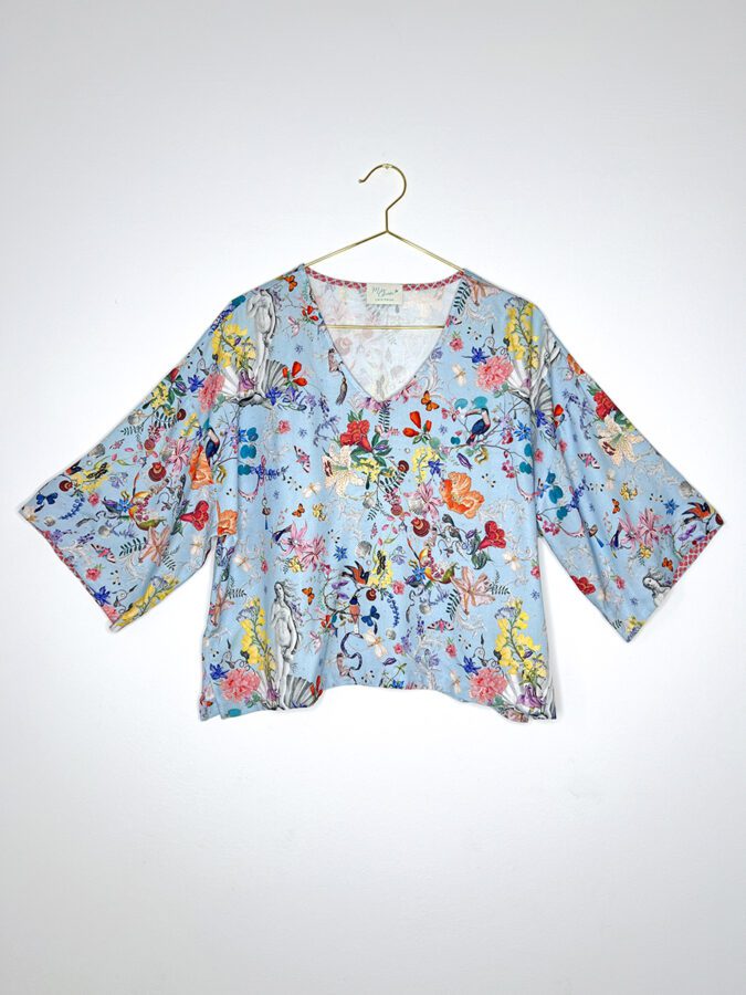 Collage Pattern | Bamboo Blouse | Venus