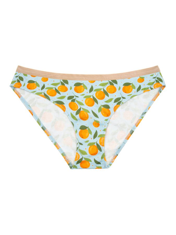 Bikini Briefs | Organic Cotton | Mandarines