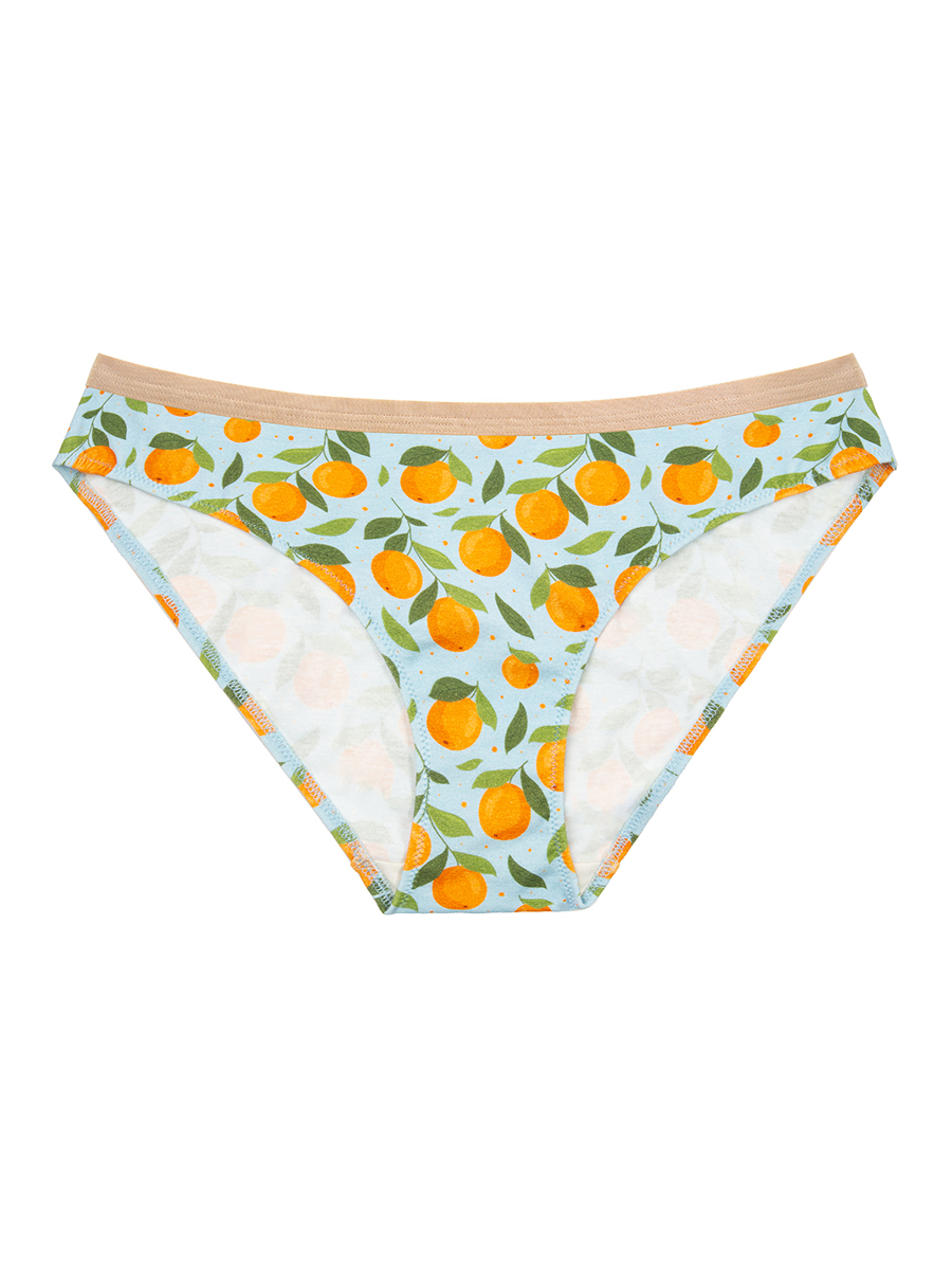 Bikini Briefs | Organic Cotton | Mandarines