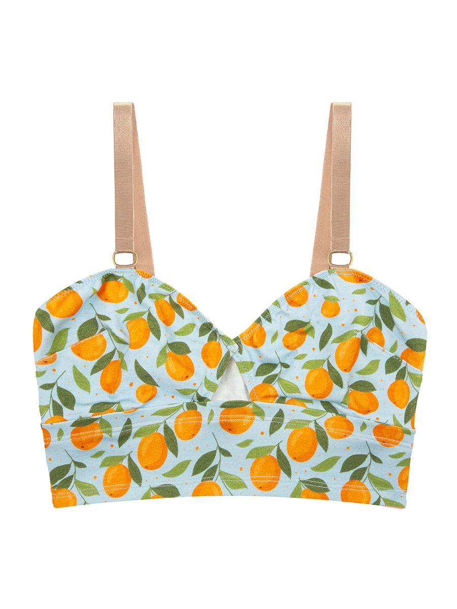 Top-bralette | Organic Cotton | Mandarines - Image 3