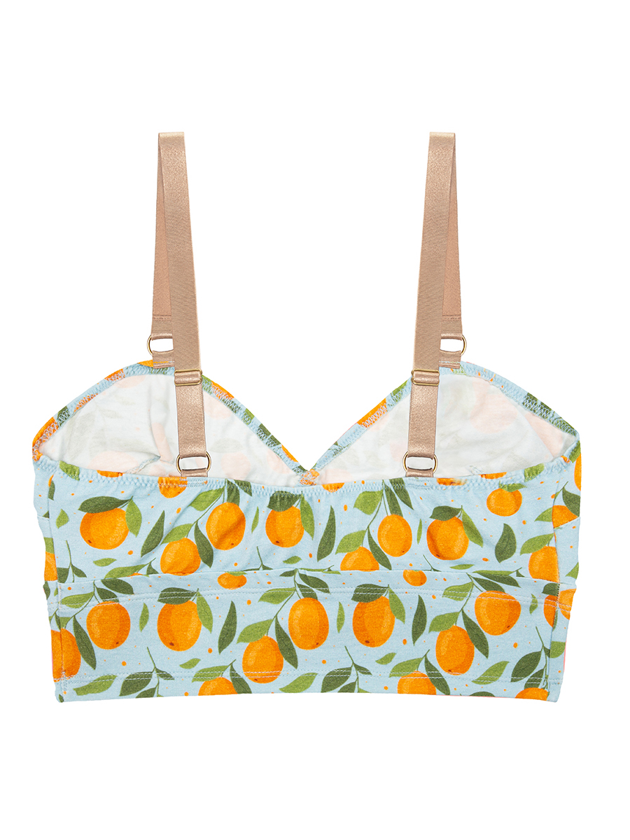 Top-bralette | Organic Cotton | Mandarines - Image 5
