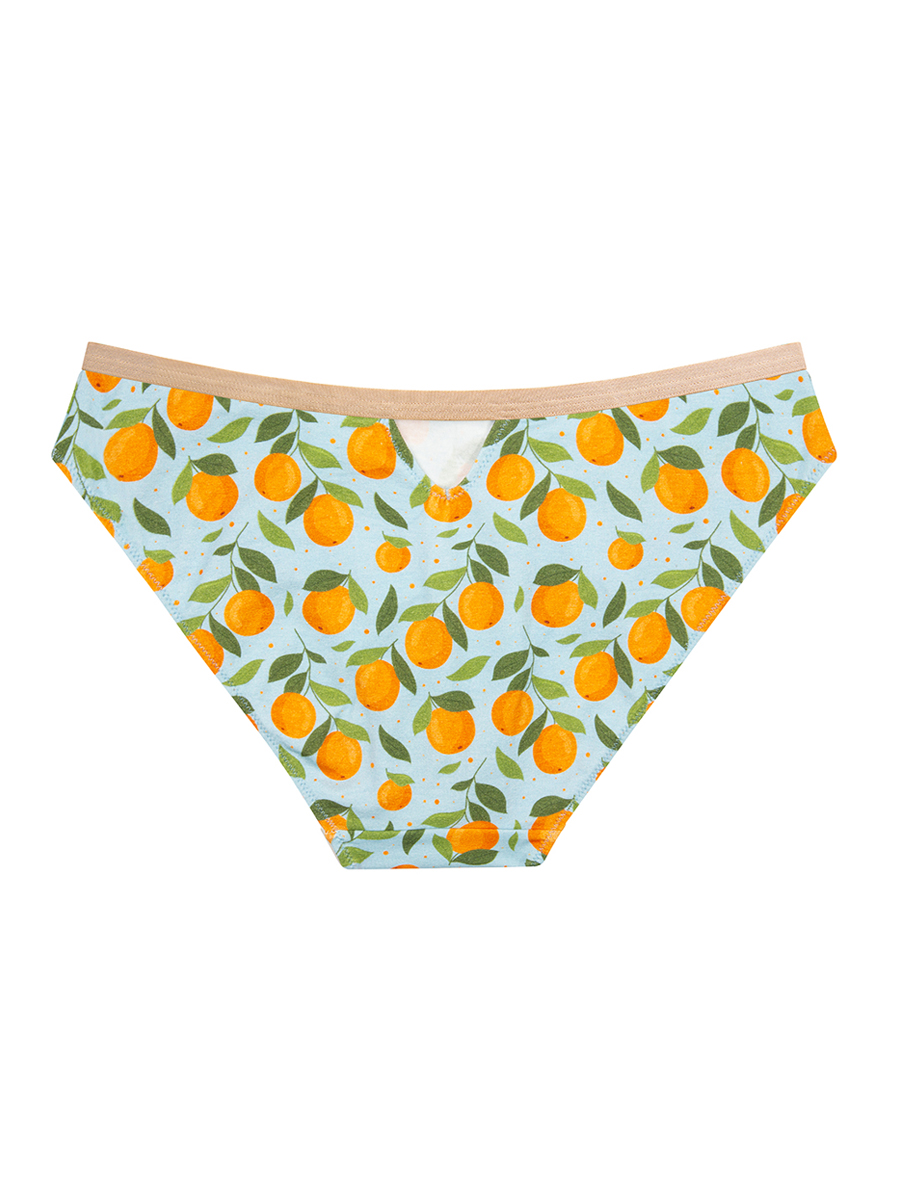 Bikini Briefs | Organic Cotton | Mandarines - Image 3